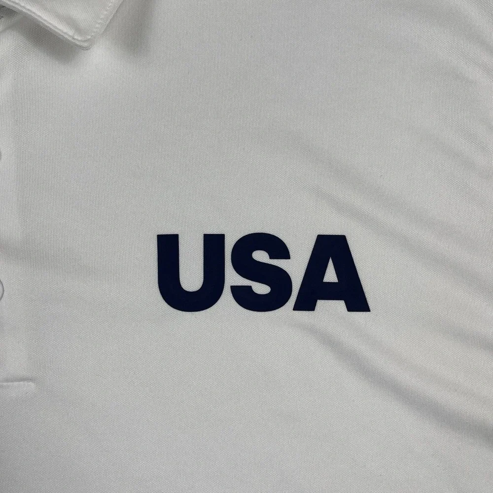Adidas Polo Shirt Mens Large Concord‎ Country Club USA Golfer Pickleball PA